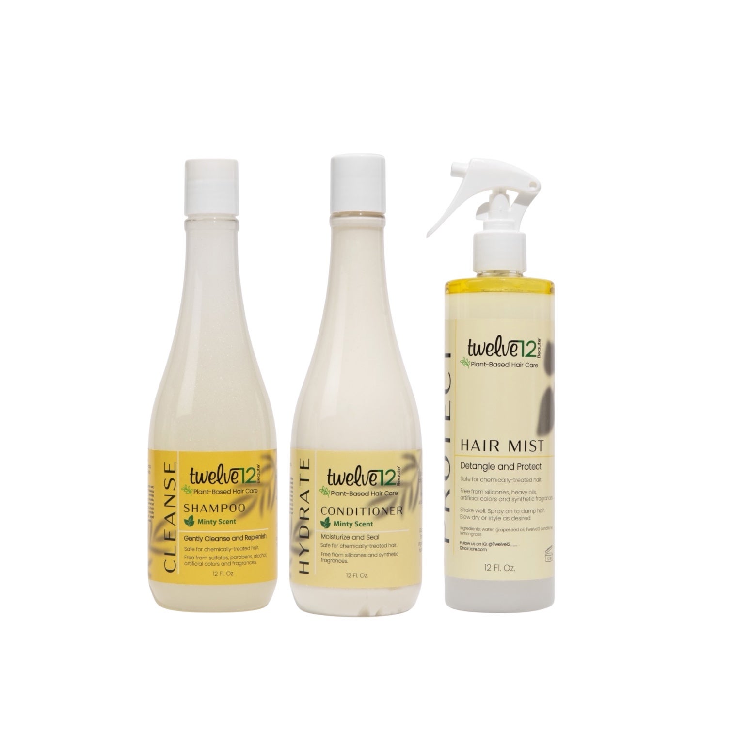 Cleanse & Hydration Kit Mint Scent (Clarifying) | Twelve12Beaute