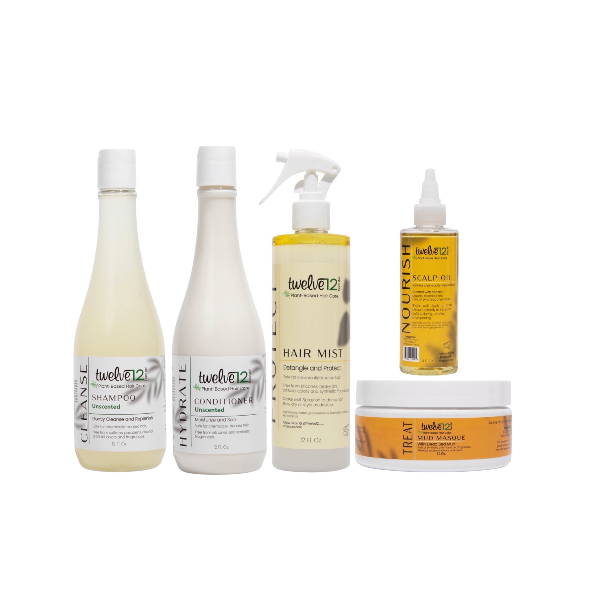 Unscented Clarifying & Complete Hair Health Kit | Twelve12Beaute