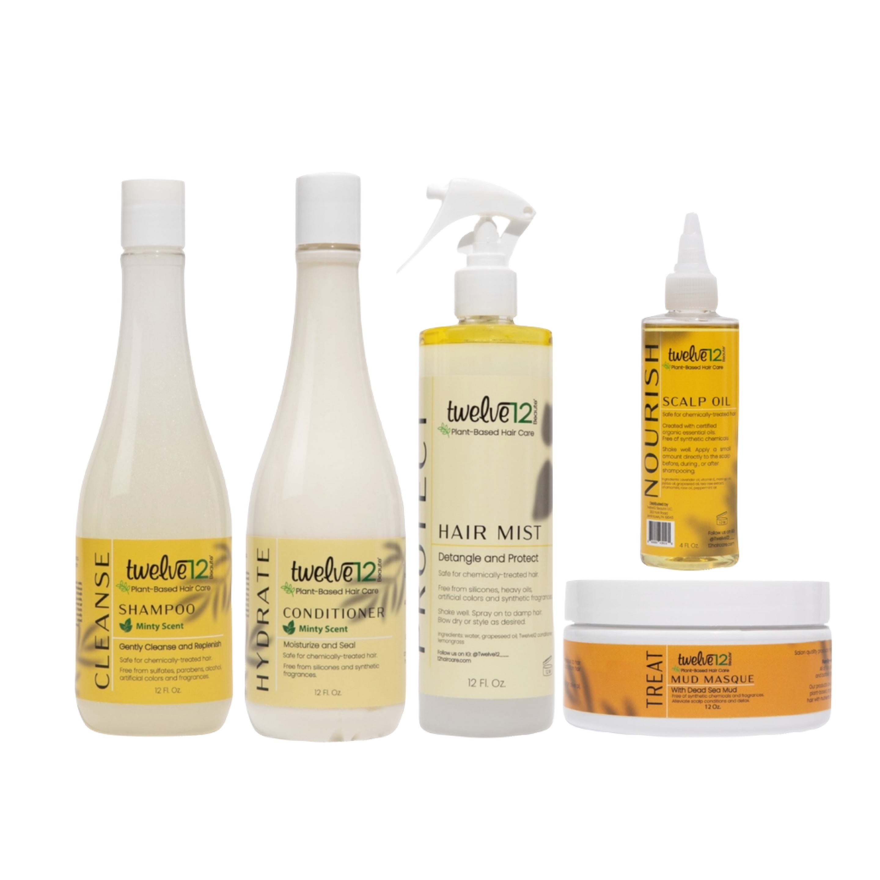 Complete Hair Health Kit Mint Scent (Clarifying) | Twelve12Beaute