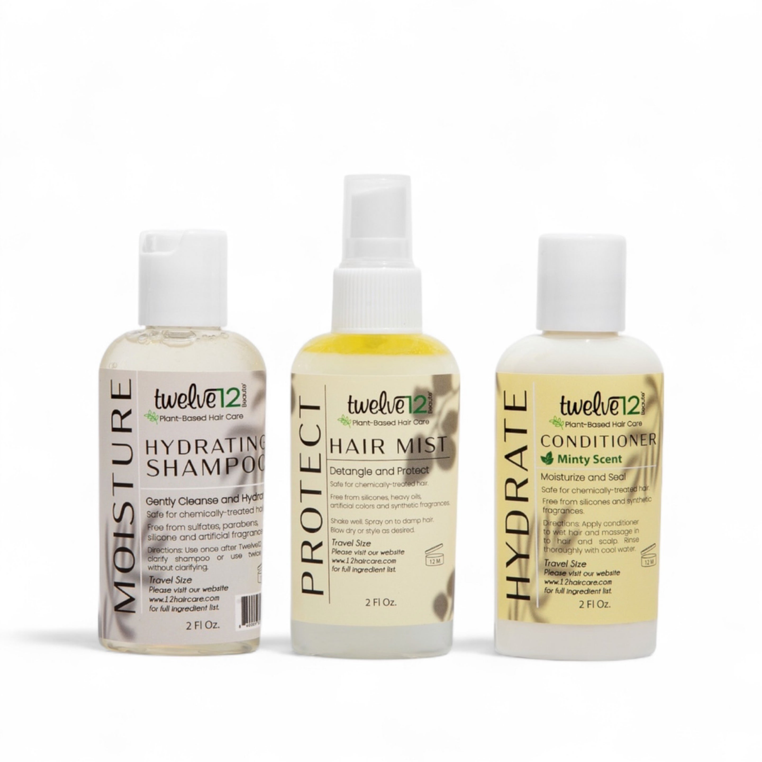 Moisture Travel Size Kit (Mint Scent) | Twelve12Beaute