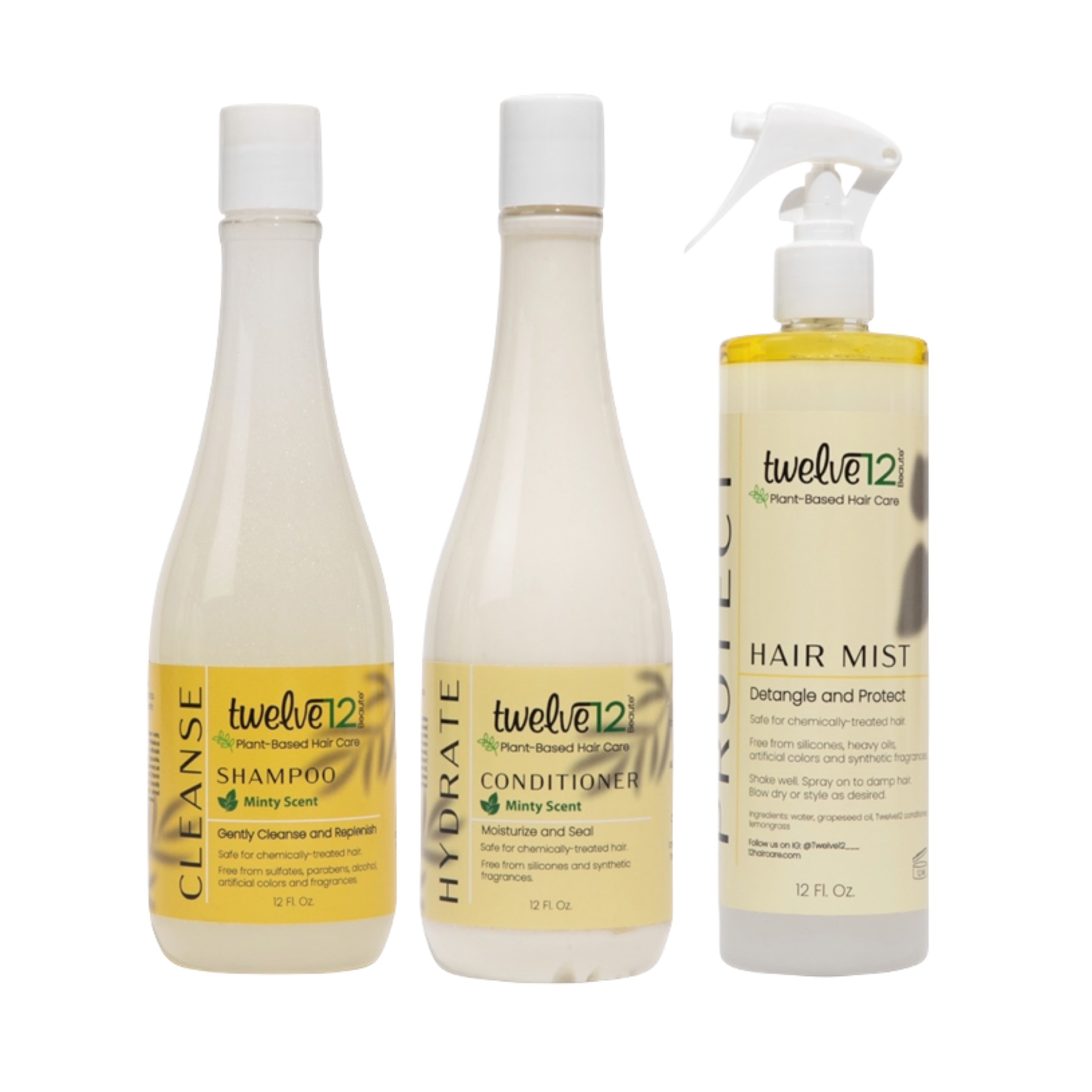 Cleanse & Hydration Kit Mint Scent (Clarifying) | Twelve12Beaute