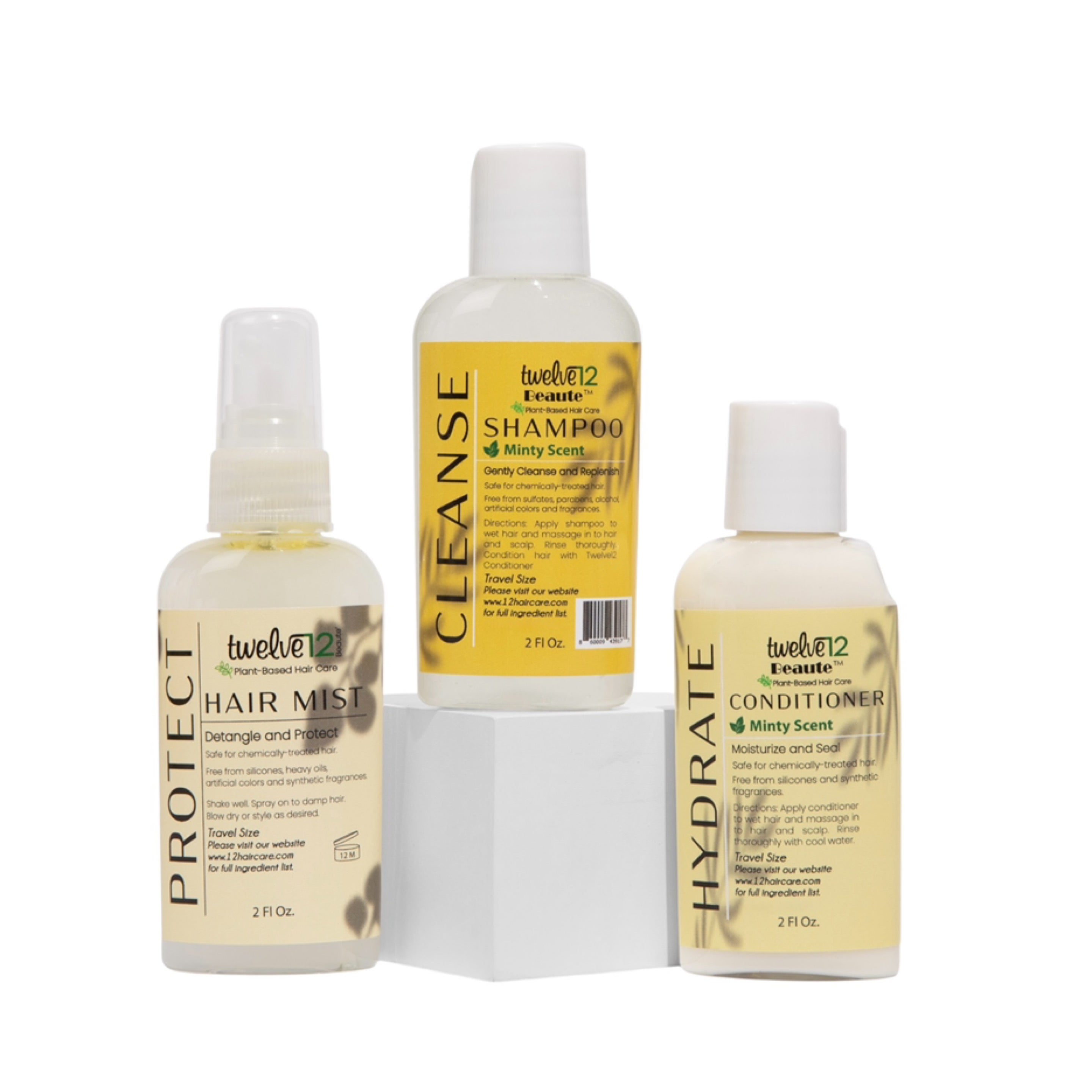 Travel Size Combo Mint Scent (Clarifying) | Twelve12Beaute
