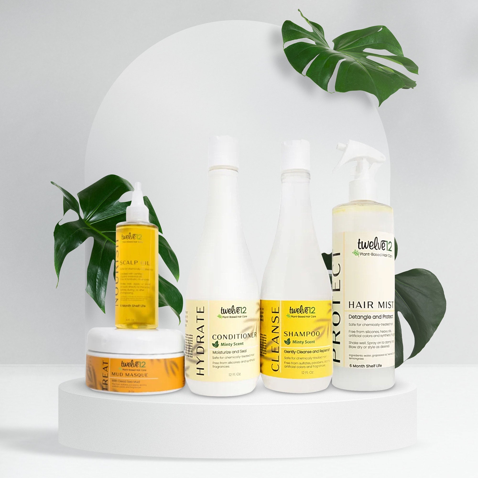 トリートメント twelve12 Twelve12 Complete Hair Health Kit Mint Scent (Clarifying